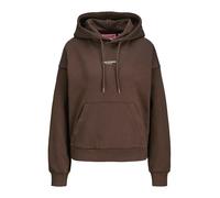 JJXX Sweat-shirt 'JXStudio Vesterbro' brun foncé / blanc, Taille XL