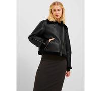 Jjxx Veste En Cuir Lee Aviator Faux Shearling