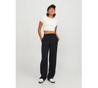 Jjxx Women's Poppy High-Waisted Straight Leg Trousers Noir 10 (S) Female