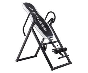 JK FITNESS Banc d'inversion réglable pour Hauteur 145 - 200 cm | Table d'inversion avec Inclinaison complète | Rembourrage épais 35 mm