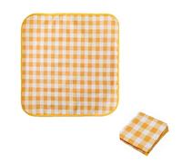 JK Home Coussin de Siège Pliable 48 x 48 cm Tapis Imperméable Extérieur Camping Randonnée Pique-Nique Jardin Voyage Jaune