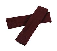 JK Home Guêtres Femme Fille Jambières Longue Tricoté Chaussettes de Yoga Sport Botte pour Danse Ballet Bordeau