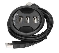 JK38h USB2.0 HUB AllInOne 3 Ports bureau forme ronde pas de Station d'accueil d'alimentation externe