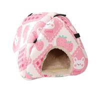 jkahh Nichoir en coton pour petit animal de compagnie imprimé chaud Rose