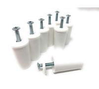 Jkandel Butée d’arrêt, de couleur blanche, 40 mm, 8 pièces avec disque