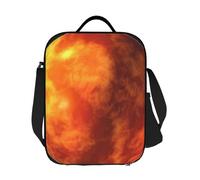 JKASDTRP Mars Planet Grand sac à déjeuner isotherme réutilisable et étanche avec bandoulière réglable pour homme et femme, travail, voyage, pique-nique