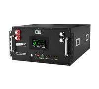 JKBMS Kit de boîtier de batterie 6U pour cellules LiFePO4 16S 51,2 V | Compatible avec les cellules prismatiques de 280 Ah à 320 Ah pour le stockage d'énergie domestique DIY