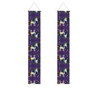 JKDGOJ Bannière murale à suspendre à une étoile de cheval pour remise de diplôme, convient pour l'intérieur et l'extérieur 30,5 x 200,3 m