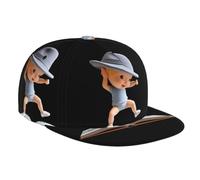 JKDGOJ Casquette de baseball imprimée The Boy in The Book pour adulte, convient pour toutes les saisons, taille réglable classique noire