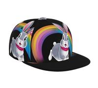 JKDGOJ Crossing The Rainbow Casquette de baseball imprimée pour adulte, convient pour toutes les saisons, taille réglable classique