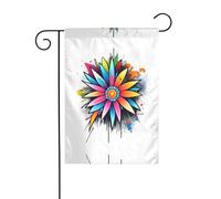 JKDGOJ Drapeau de jardin Bloom at will image Drapeau de jardin extérieur Convient pour toutes les saisons 30,5 x 45,7 cm