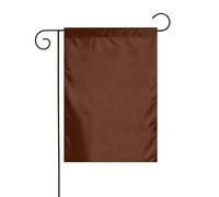 JKDGOJ Drapeau de jardin marron châtaignier pour jardin extérieur adapté à toutes les saisons 30,5 x 45,7 cm