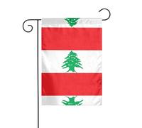 JKDGOJ Drapeau du Liban - Drapeau de jardin - Convient pour toutes les saisons - 30,5 x 45,7 cm