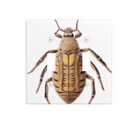 JKDGOJ Image d'insectes - Panneau mural décoratif de 11,4 x 11,4 cm - Convient aux prises qui ne sont pas facilement endommagées