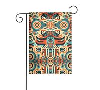JKDGOJ Image symbolique de la figurine drapeau de jardin drapeau extérieur convient pour toutes les saisons 30,5 x 45,7 cm