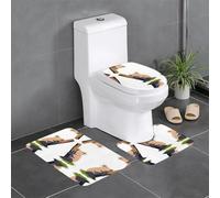 JKDGOJ Koala in The Sun Picture Lot de 3 tapis de bain antidérapants faciles à nettoyer et à entretenir, bloquant l'humidité et durables