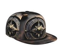 JKDGOJ Magical Design Norse Runes Compass Casquette de baseball imprimée pour adulte Convient à toutes les saisons Taille réglable classique Noir