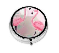 JKDGOJ Mini boîte à pilules ronde avec 3 compartiments pour le rangement des pilules et le voyage portable