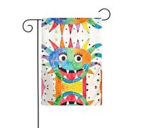 JKDGOJ Petit drapeau de jardin avec image de dinosaure - Convient pour toutes les saisons - 30,5 x 45,7 cm