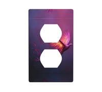 JKDGOJ Phoenix at sunset Prints Panneau mural double prise pour prise électrique domestique durable pour prises et interrupteurs décoratifs