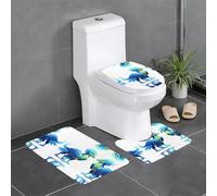 JKDGOJ Pixel Griffin Picture Lot de 3 tapis de bain antidérapants faciles à nettoyer et à entretenir, bloquant l'humidité et durables