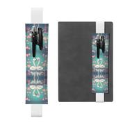 JKDGOJ Porte-stylo en cuir avec inscription « The swan in love » pour journaux, agendas, planificateurs - Pochette à sangle réglable, blanc, taille unique