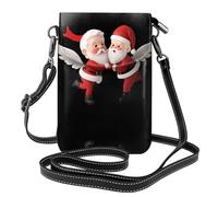 JKDGOJ Sac à bandoulière avec imprimé Père Noël, sac pour téléphone portable, petit portefeuille pour femme, un cadeau pratique adapté pour les sorties, l'exercice et le shopping