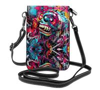 JKDGOJ Sac à bandoulière coloré avec imprimé avatar, sac pour téléphone portable, petit portefeuille pour femme, un cadeau pratique adapté pour les sorties, l'exercice et le shopping