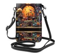 JKDGOJ Sac à bandoulière imprimé art dessin animé, sac pour téléphone portable, petit portefeuille pour femme, un cadeau pratique adapté pour les sorties, l'exercice et le shopping