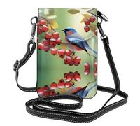 JKDGOJ Sac à bandoulière imprimé oiseau flottant, sac pour téléphone portable, petit portefeuille pour femme, un cadeau pratique adapté pour les sorties, l'exercice et le shopping