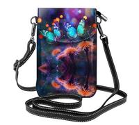 JKDGOJ Sac à bandoulière imprimé papillons dans les rêves, sac pour téléphone portable, petit portefeuille pour femme, un cadeau pratique adapté pour les sorties, l'exercice et le shopping