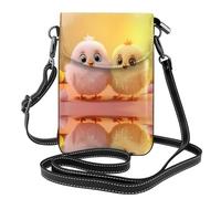 JKDGOJ Sac à bandoulière imprimé poussins mignons, sac pour téléphone portable, petit portefeuille pour femme, un cadeau pratique adapté pour les sorties, l'exercice et le shopping