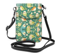 JKDGOJ Sac à bandoulière mignon avec imprimé petit oiseau, sac pour téléphone portable, petit portefeuille pour femme, un cadeau pratique adapté pour les sorties, l'exercice et le shopping