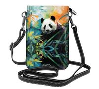 JKDGOJ Sac à bandoulière mignon et adorable imprimé panda, sac pour téléphone portable, petit portefeuille pour femme, un cadeau pratique adapté pour les sorties, l'exercice et le shopping
