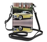 JKDGOJ Sac à bandoulière vintage imprimé voiture, sac pour téléphone portable, petit portefeuille pour femme, un cadeau pratique adapté pour les sorties, l'exercice et le shopping