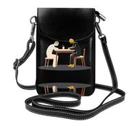JKDGOJ Silence Prints Sac à bandoulière pour téléphone portable, petit portefeuille pour femme, un cadeau pratique adapté pour les sorties, l'exercice et le shopping