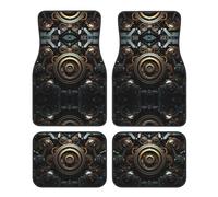 JKDGOJ Steampunk Gear Prints Tapis de sol de voiture avec avant et arrière antidérapants pour voitures, camions et SUV