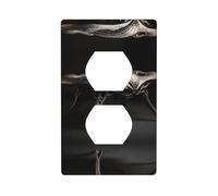 JKDGOJ Table basse en forme d'impression, panneau mural à double prise, couvercle d'alimentation domestique durable pour prises et interrupteurs décoratifs