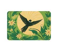 JKDGOJ Tapis de sol antidérapant imprimé oiseaux volants pour intérieur et extérieur, convient pour les entrées de chambre à coucher et de salle de bain, 40,6 x 61 cm