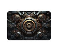 JKDGOJ Tapis de sol antidérapant Steampunk pour intérieur et extérieur, convient pour les entrées de chambre à coucher et de salle de bain, 40,6 x 61 cm