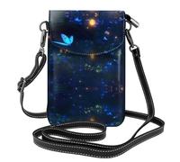 JKDGOJ The darkness of night Prints Sac à bandoulière pour téléphone portable, petit portefeuille pour femme, un cadeau pratique adapté pour les sorties, l'exercice et le shopping