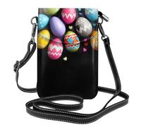 JKDGOJ Œufs de Pâques saupoudrés d'amour, sac à bandoulière pour téléphone portable, petit portefeuille pour femme, un cadeau pratique adapté pour les sorties, l'exercice et le shopping