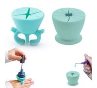 JKDHJK 2 Pièces Collecteur de Ferraille de Vinyle Silicone, Vinyl Weeding Tool Support Outils de Bricolage Poubelle Echenillage pour Sculpter, Désherber, Silhouette, Htv, Camées, Lettrage
