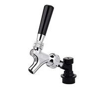 JKELPV Accessoires de Brassage Robinet de bière Pression Chromage Distributeur de Soda Robinet de fût de bière pour Le Brassage à Domicile Mini Growler Keg(Beer Tap kit)