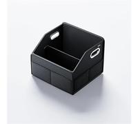 JKELPV Boîte de rangement pour coffre de voiture, pliable et en cuir PU, idéale pour ranger les bagages et les dossiers de siège auto Organisateur haute résistance