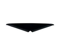 JKELPV Housse de Protection de Lampe Garniture de phare de moto, sourcil de phare, paupière, couvercle de pointe supérieure, accent de visière adapté pour Phare Protecteur Masque(Matte Black)