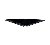 JKELPV Housse de Protection de Lampe Garniture de phare de moto, sourcil de phare, paupière, couvercle de pointe supérieure, accent de visière adapté pour Phare Protecteur Masque(Gloss Black)
