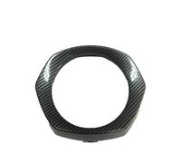JKELPV Housse de Protection de Lampe Housse de protection pour cadre de phare de moto Giorno125, matériau ABS, motif fibre de carbone, accessoires Phare Protecteur Masque