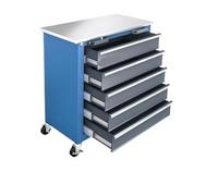 JKELPV Organizer Tool avec Un comptoir en Acier Inoxydable, il s'agit d'un Coffre à Outils à tiroirs Boîtes à Outils
