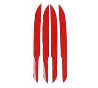 JKELPV Poignée De Porte Extérieure Accessoires de garniture adhésive pour poignée de porte intérieure de voiture, compatibles avec Cadillac XT4 2018-2023 Clanche de Portière Poignée(Carbon fiber Red)